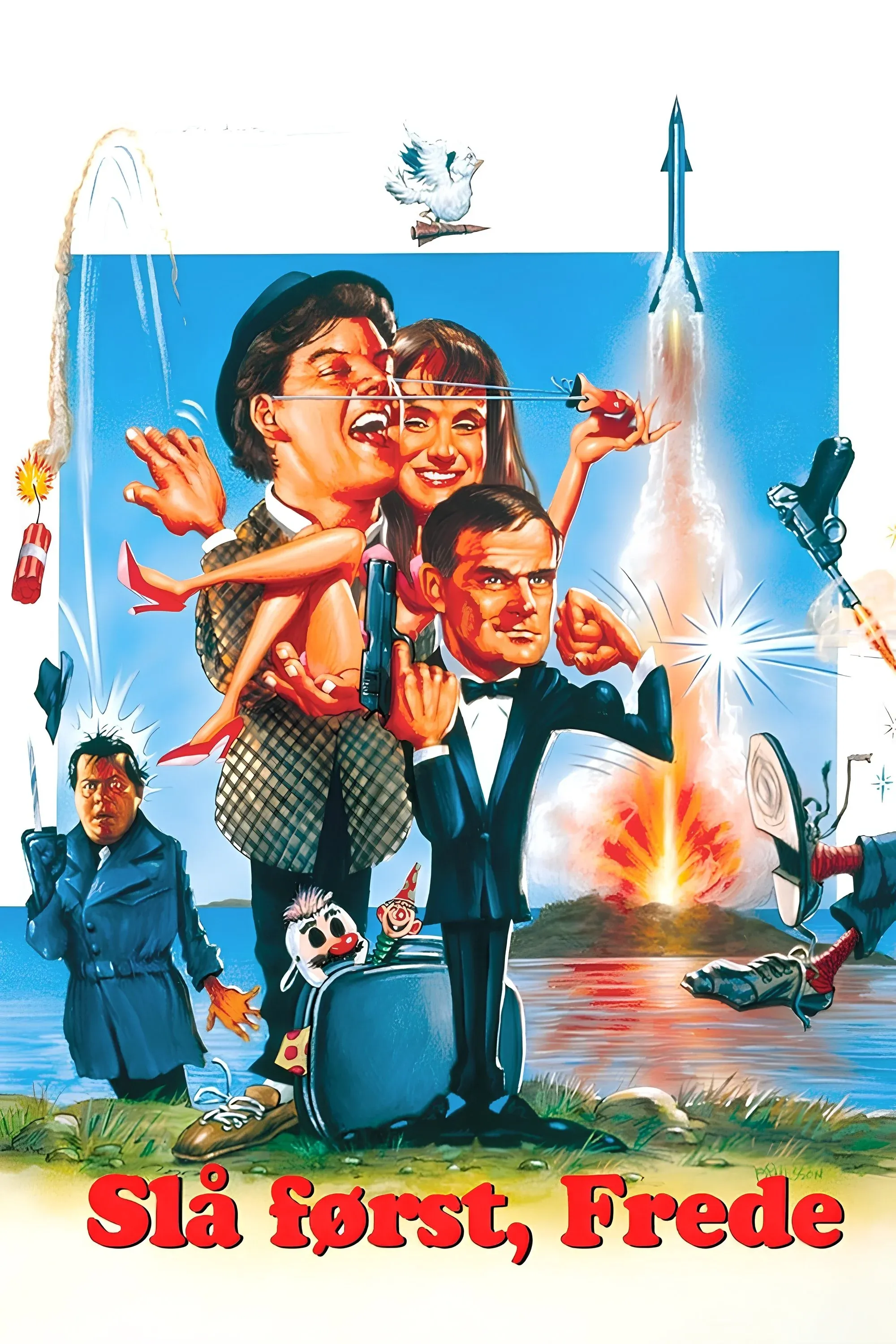 Постер фильма Бей первым, Фредди!