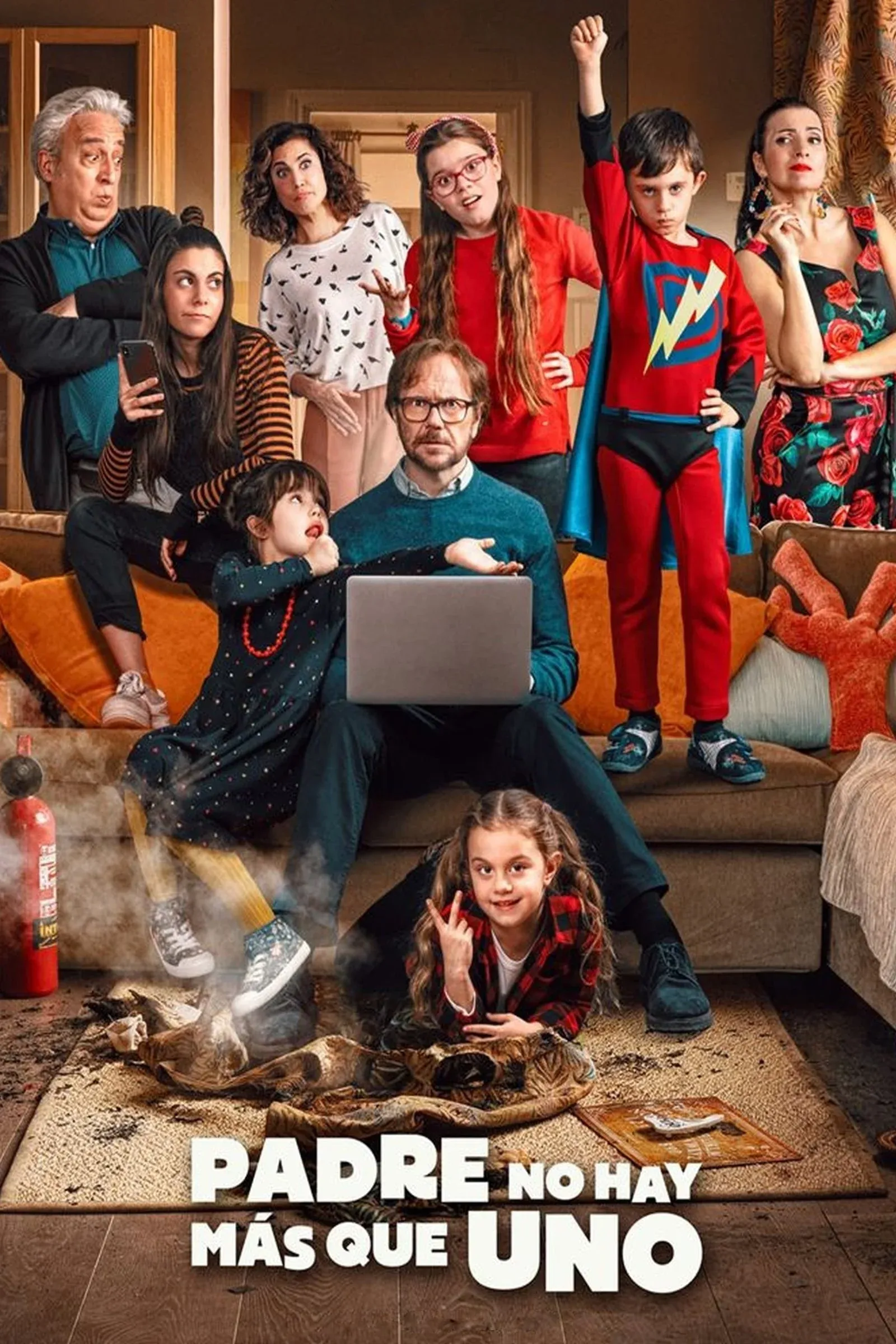 Постер фильма Папа бывает только один