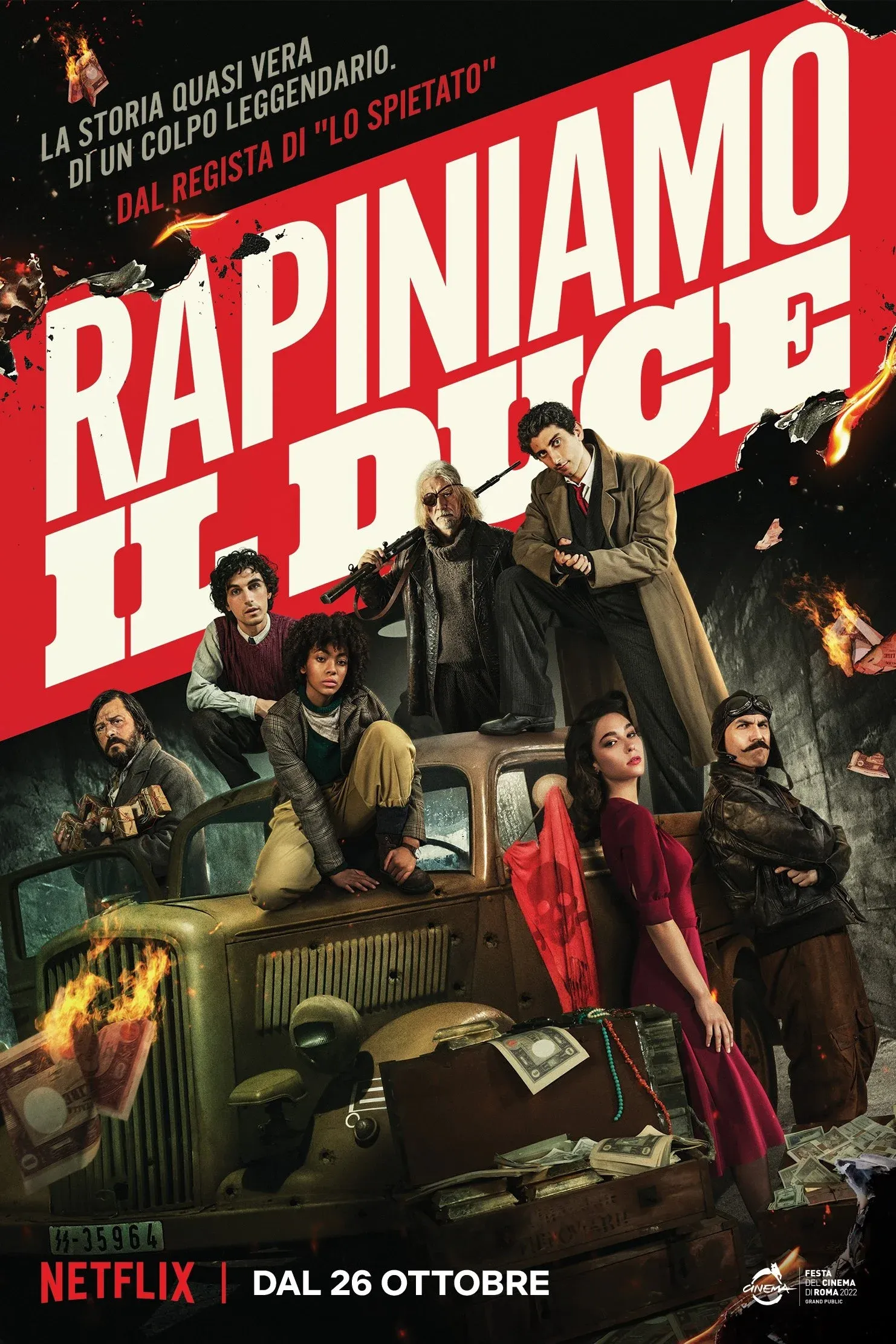 Постер фильма Ограбить Муссолини