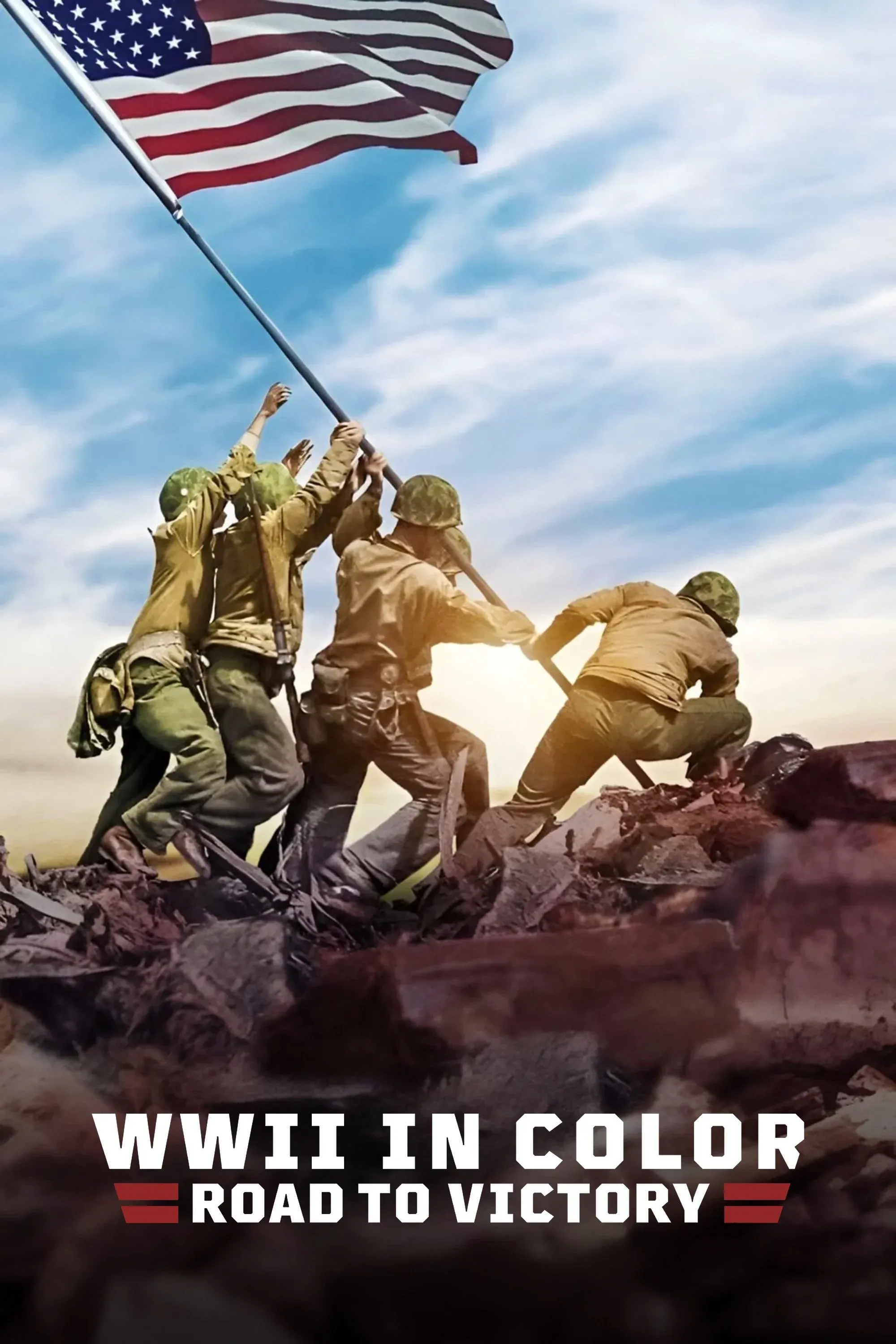 Постер фильма Вторая Мировая Война в Цвете: Дорога к Победе