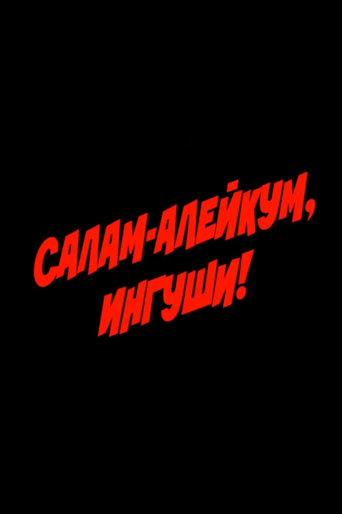 Постер фильма Салам алейкум, ингуши!