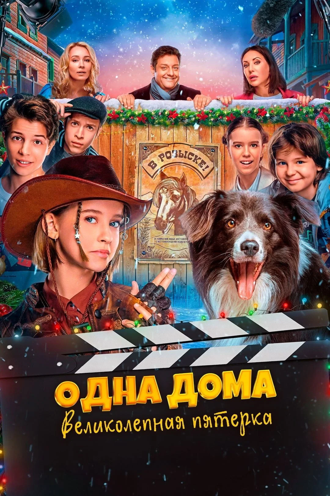 Постер фильма Одна дома. Великолепная пятерка