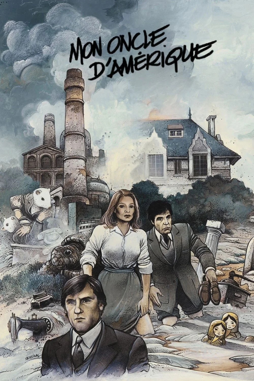 Постер фильма Мой американский дядюшка