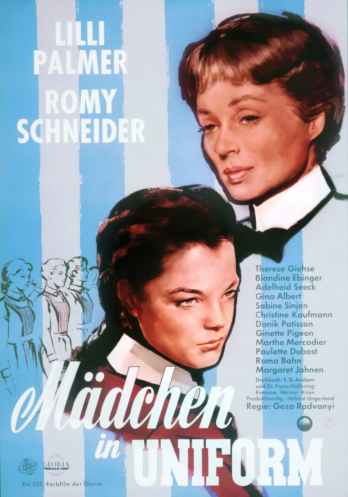 Постер фильма Девушки в униформе