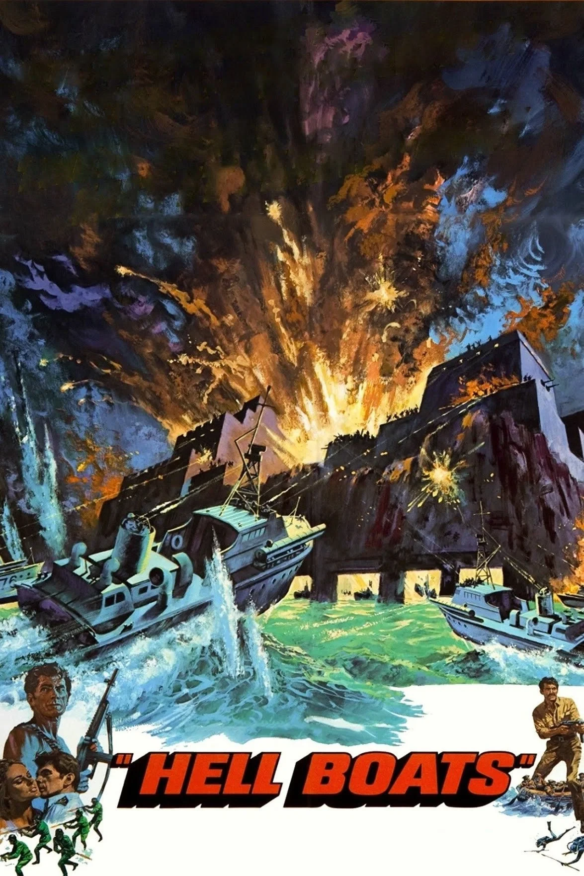 Постер фильма Чёртовы лодки