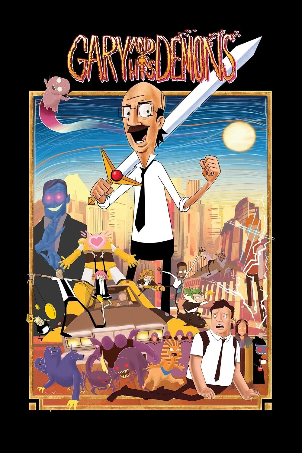 Постер сериалаГари и его демоны